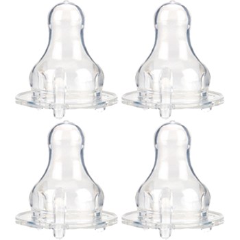 Picture of Nuby Clear Silicone Bottle Nipples