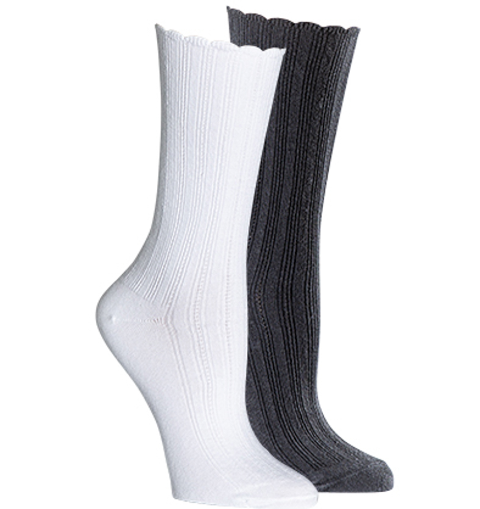 Picture of No Nonsense Scallop Edge Sock