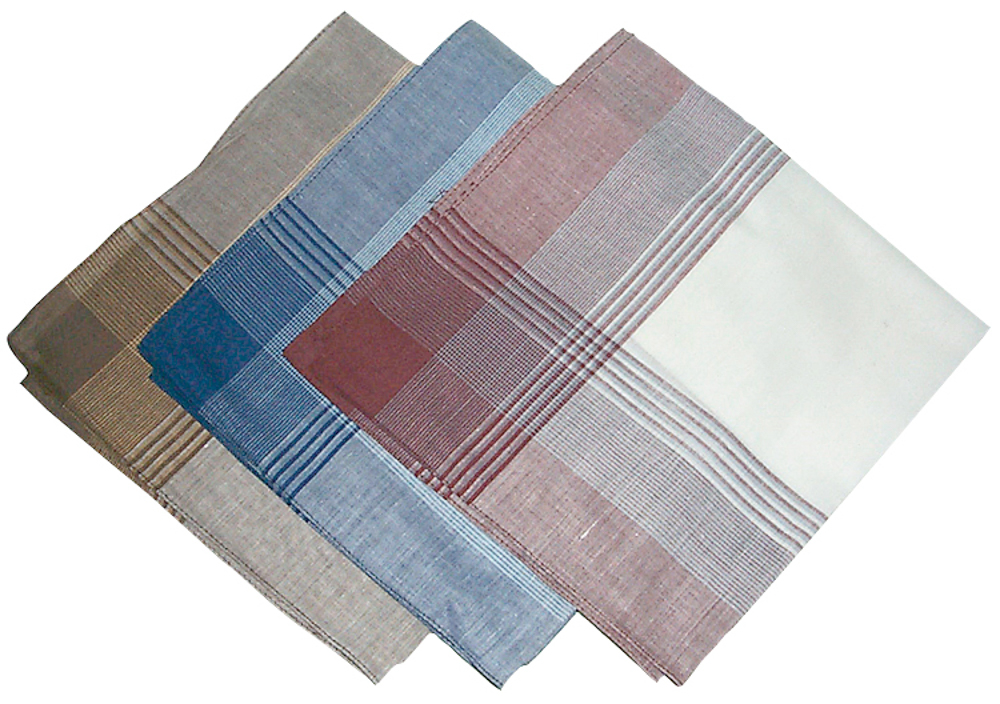 Picture of Men's Color Bordered Handkerchief