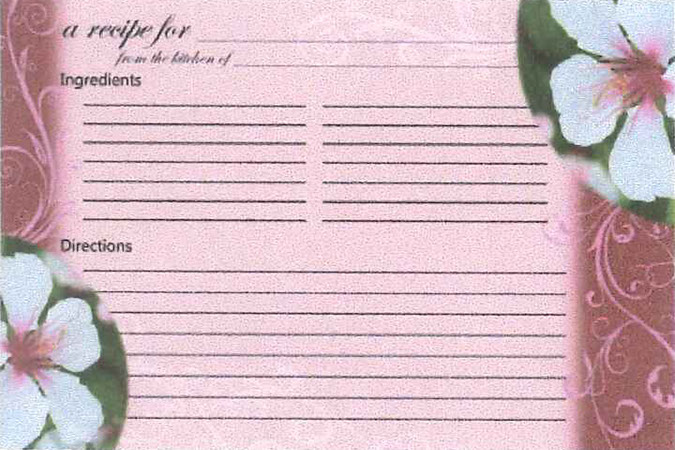 Picture of Wing & Blossom Recipe Cards