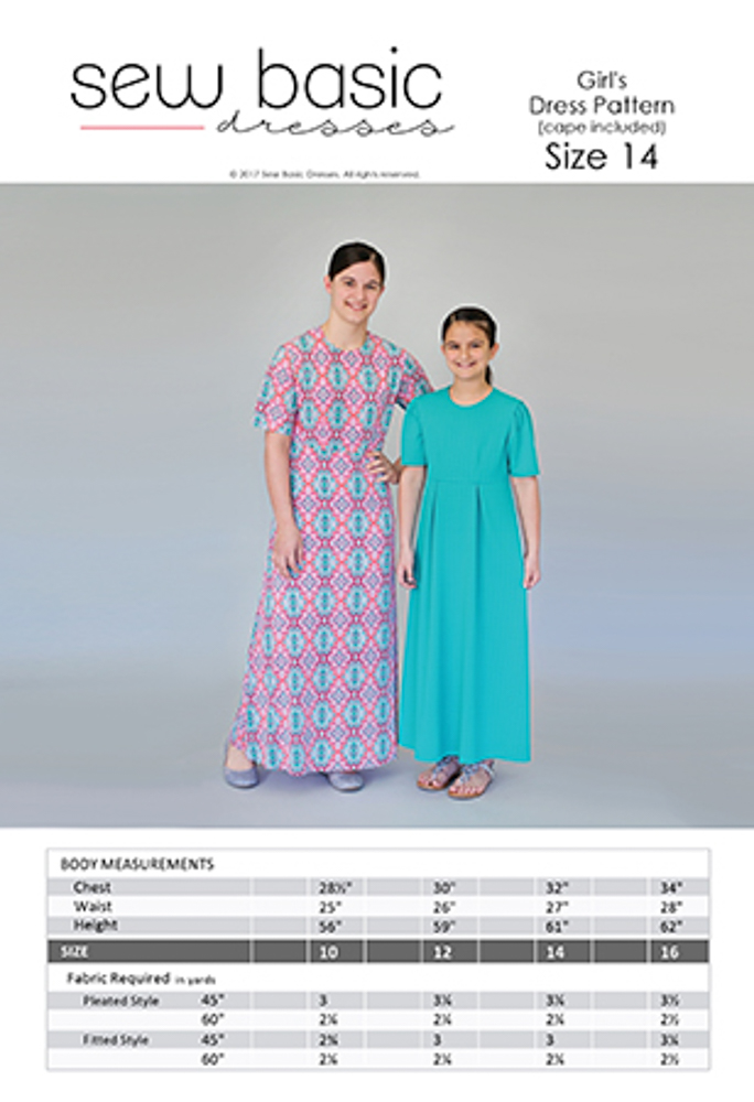 Picture of Sew Basics Girls' Dress Pattern