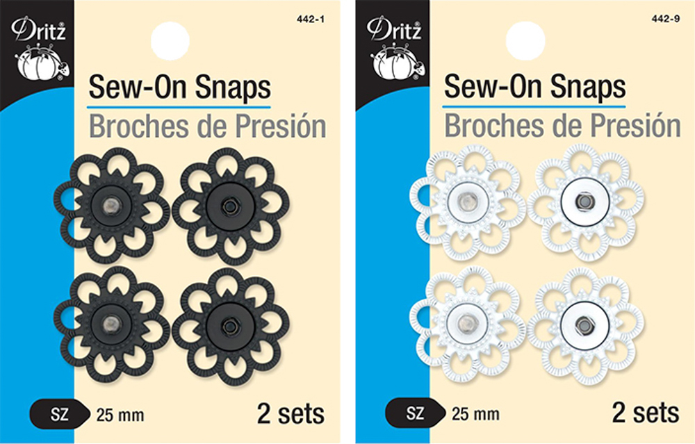 Picture of Sew-On Flower Snaps