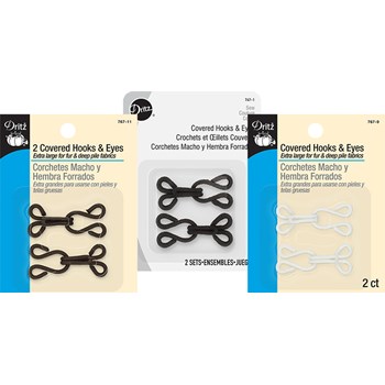 Picture of Dritz Covered Hook and Eyes