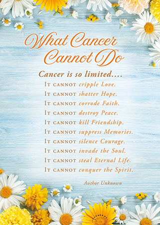 Picture of What Cancer Cannot Do