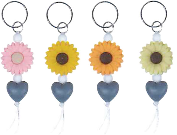 Picture of Daisy Silicone Keychain