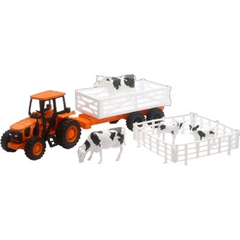 Picture of Kubota Farm Tractor w/Animlas